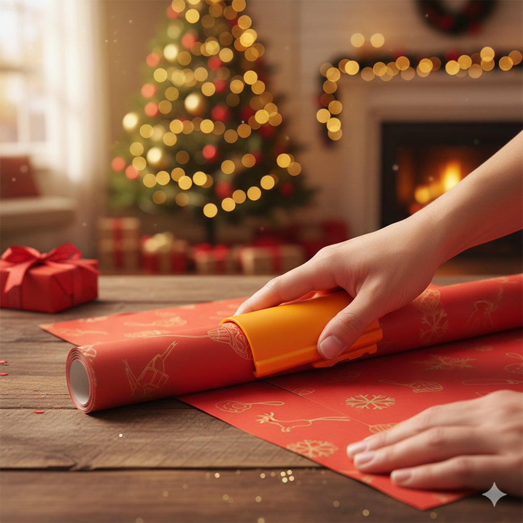 EasyWrap™_ Cortador papel de regalo con precisión