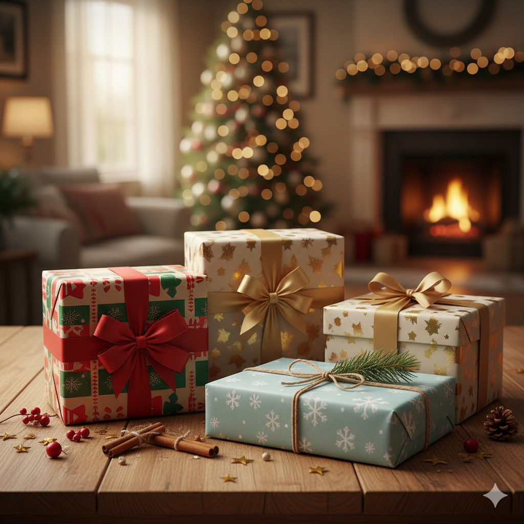 EasyWrap™_ Cortador papel de regalo con precisión